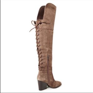 Sam Edelman suede over the knee boots SZ 6